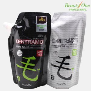 프리미엄 센트라모 코팅 칼라크림 염색약500g 무향료 저자극 식물성추출물 5N 밝은갈색