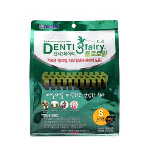 덴티페어리 클로로필 S 소형견용 410g 포켄스 강아지 덴탈껌 낱개포장