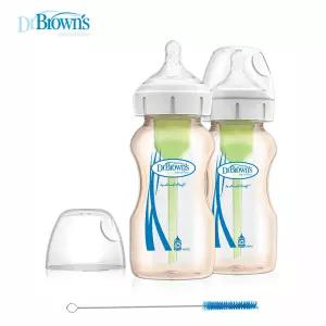 닥터브라운 와이드넥 옵션스플러스 PESU 젖병 270ml 2개
