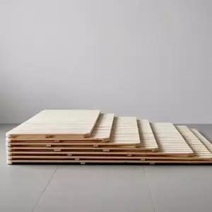 장인가구 아이브 감성 접이식 원목 침대프레임 매트리스깔판MS