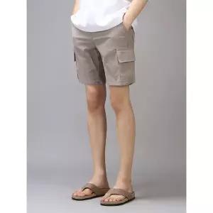 [하프클럽/]하프밴딩  스판 카고반바지 FICP3183