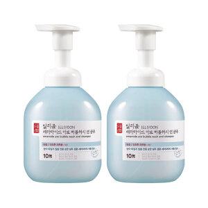 일리윤 세라마이드 아토 버블워시앤샴푸, 400ml, 2개