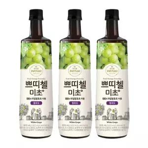쁘띠첼 미초 청포도, 900ML, 3개