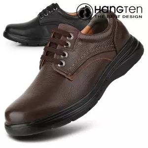 [행텐] 발편한 천연소가죽 컴포트화 캐주얼 옥스포드구두 남성신발 효도화 활동화 단화