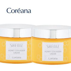 [콜라겐 고보습 탄력크림] 코리아나 쉬니즈 허니 콜라겐 크림 100mlX2개 주름개선 화장품