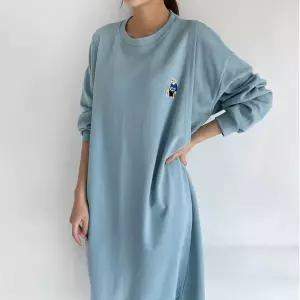 [보리보리/보리맘]곰자수 귀여운 수유복 긴팔 수유 원피스 임부복 코튼 ID469