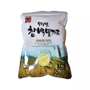 우리밀농협 국산 백밀가루 1kg