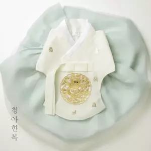 [보리보리/청아한복]용수금박 아이당의 민트치마