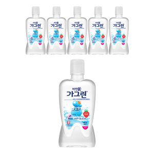 가그린 어린이 구강청결제, 딸기향, 380m, 6개