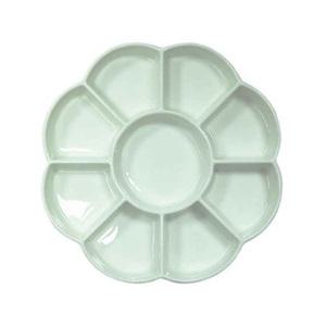 달리 동양화용 꽃접시 국화접시 중형 177x177x21mm