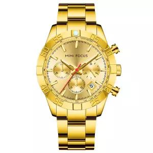 미니포커스 남성 메탈 크로노 손목시계 MF0416G02