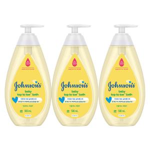 존슨즈베이비 탑투토 베이비 바스, 500ml, 3개