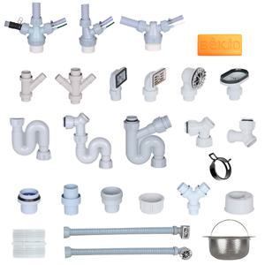 싱크대 배수구 부속품 부품 부속 교체 s트랩 호스 배관 유니온 악취방지캡 오버플로우