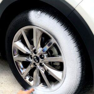 스노우폼 차량 타이어 바퀴 광택 세정제 폼타입 세차용품 타이어세정제 타이어관리 타이어광택