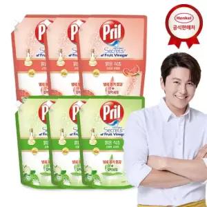 [헨켈]프릴 맑은식초 1000mlx6개 주방세제