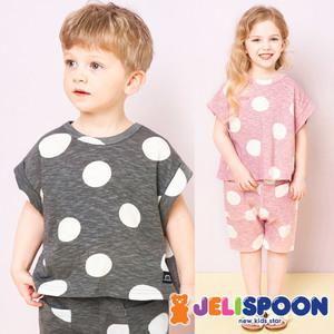 [젤리스푼]Top도트슬랍루즈핏상하복