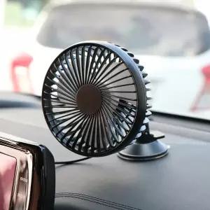 [카템] 3단 싱글 차량용선풍기 써큘레이터 자동차 송풍구 헤드레스트