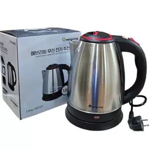 스텐 전기주전자1.8L 무선주전자  전기포트 커피포트