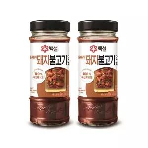 백설 돼지불고기양념, 500g, 2개