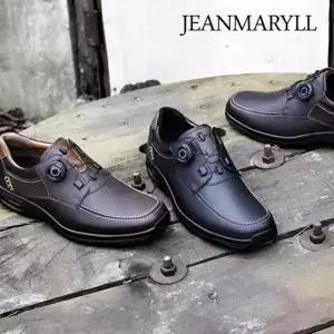 [장마릴]남성캐주얼 천연소가죽 에어쿠션 와이어 슬립온 로퍼 JM003