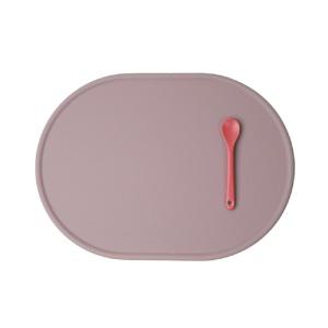 보울보울 볼볼 실리콘 테이블매트, 라벤더바이올렛, 1개