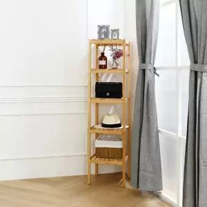 5단 선반다이 100 원목 다용도 수납장