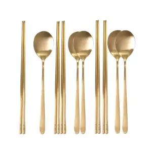 금상첨화 스텐레스 티타늄코팅 수저세트 5P