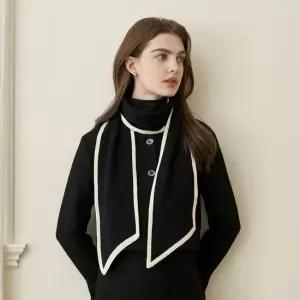 엘르 굿솔리드 롱 니트 쁘띠 머플러 SE14MX318