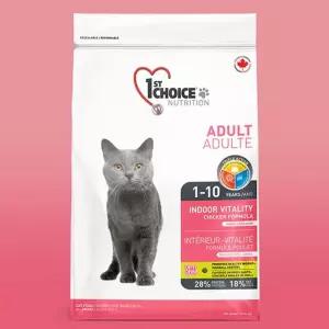 퍼스트초이스 캣 인도어 2.72kg 유산균 바이탈사료