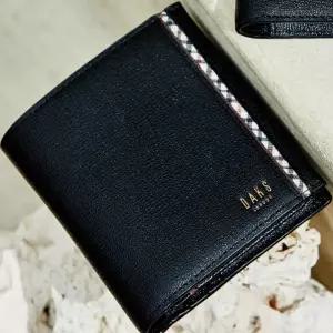 [닥스](센텀시티점)DBWA3E442 [WARREN]블랙 체크라인 배색 중지갑