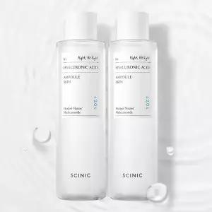 싸이닉 수분라인 히알루론산 앰플 스킨 300ml 2개