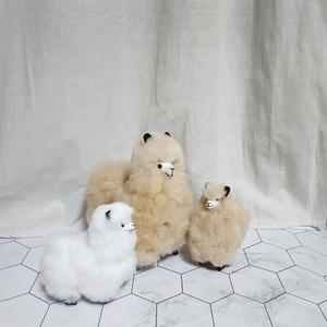 페루 리얼 알파카 라마 인형 인테리어 애착인형L사이즈