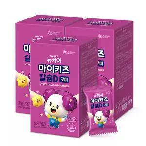 마이키즈 칼슘D 구미, 60개입, 3개