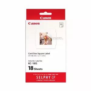[캐논]총판 포토프린터 용지 KC-18IS / 정사각형-18매, 스티커용지, PCC-CP400 필요