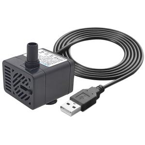 소형 USB 수중 펌프 1W 미니 분수대 워터 배수 어항 물 순환 모터 DC 모타