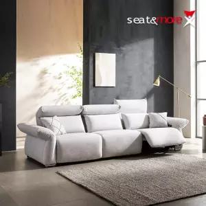 [시트앤모어]보스 4인 피아네테 프리미엄 패브릭 리클라이너 소파