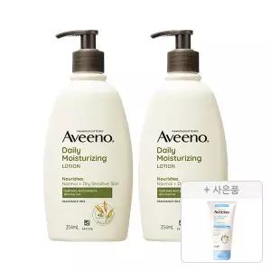 아비노 데일리모이스쳐라이징 로션 354ml, 2개 + 증정(더멕사 밤 75ml, 1개)