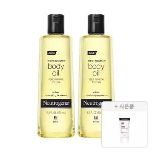 뉴트로지나 바디 오일 250ml, 2개 + 증정(인텐스 리페어 시카 에멀젼 88ml, 1개)