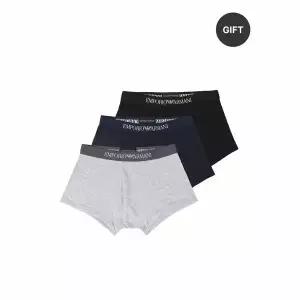 [하프클럽/엠포리오 아르마니 언더웨어]엠포리오 아르마니 드로즈 남자 코튼 팬티 속옷 선물세