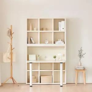 넌스 1200 LPM 정면 책상 책장 세트 DF923511