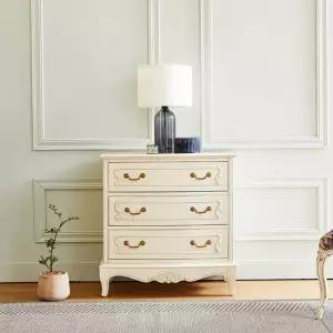 [무료배송] 에리카 아이보리 3단 서랍장