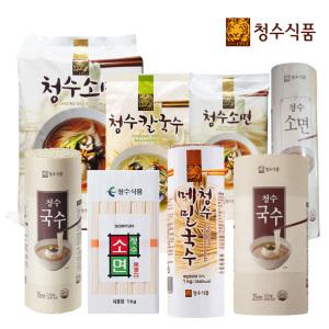 청수 150인분 15kg 대용량 국수 모음 / 잔치 멸치 비빔 초계 소면