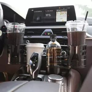 [벤오토] 차량용 2in1 확장 조절형 텀블러 컵홀더 자동차 음료수 커피 거치대