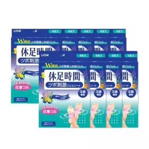 휴족시간 지압자극시트 4매입 x 9개 발바닥 힐링패치