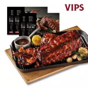 [증.정]빕스 오리지널 바비큐 폭립 450gX4팩+[증.정]당면만두 부산식 쌀떡볶이세트