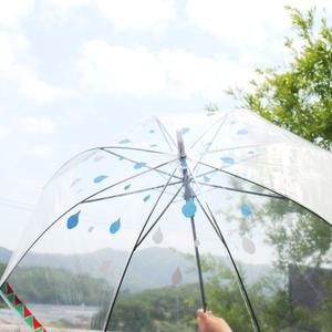 작품비닐우산 12개입 투명 우산 그리기 꾸미기 장우산 가벼운 비닐