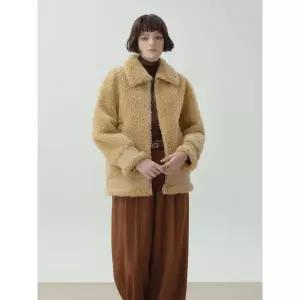 [리오벨] 컬링쉬어드호주산양모100%코트