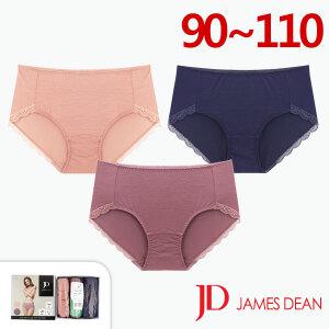 [제임스딘]부드러운 텐셀 레이스 맥시팬티 3매입(JHWPZ025)90-110