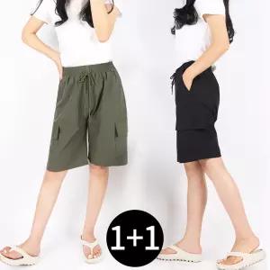 [슈퍼맨]여자 건빵 밴딩 경량 쿨링 데일리 [1+1]여름_B여성에어카고반바지