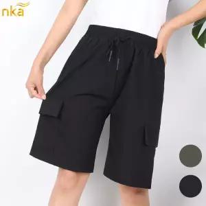 [NK아울렛]엔케이아울렛 NKB여성에어카고반바지 여자 여성 외출복 활동복 캐주얼 바스락 빅사이즈 단체